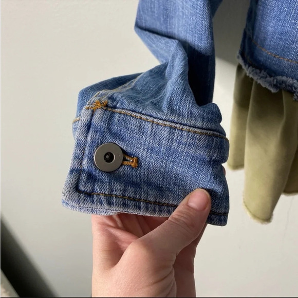 Pilcro and the Letterpress Denim Eyelet Jacket - Picture 5 of 7